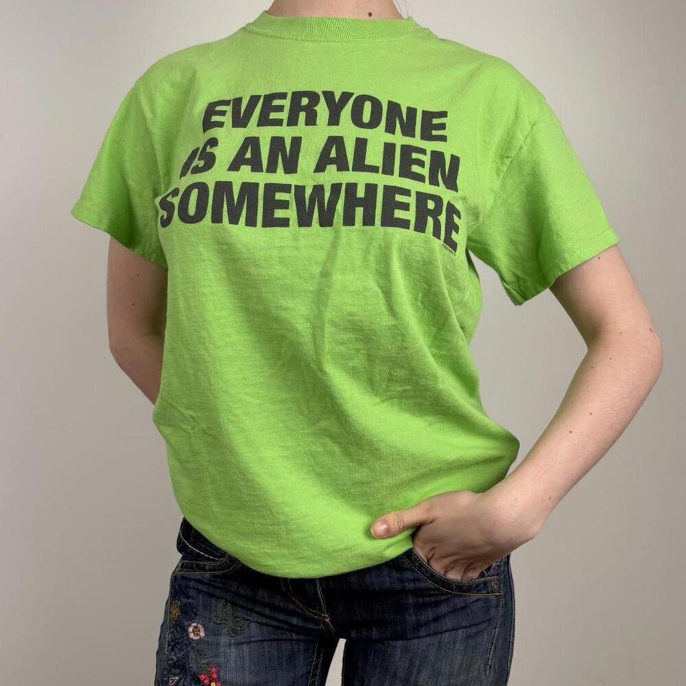 Women's Green Coldplay Tshirt